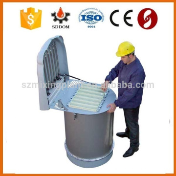 Cement silo dust collector with varying shapes and sizes